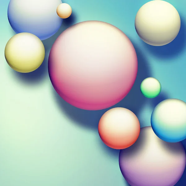 Fondo abstracto con bolas — Foto de Stock