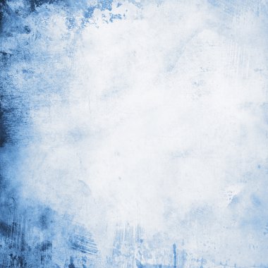 Grunge arka planda mavi tonları