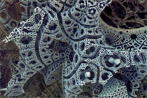 Футуристическая структура фона
