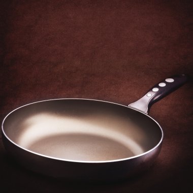 antika arka plan ile kızartma tavası