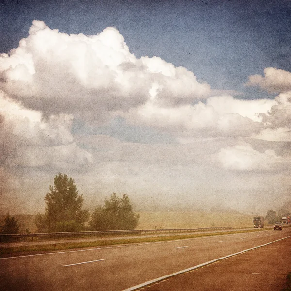 Road turn landscape — Stock Photo, Image