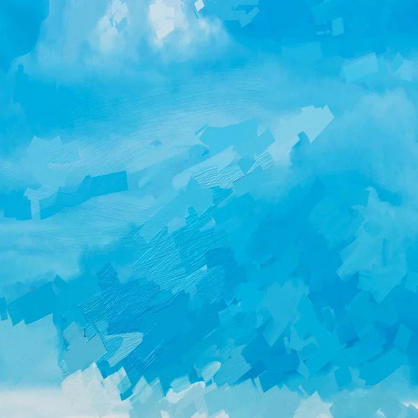 Безшовне блакитне небо розмальоване абстракцією — стокове фото
