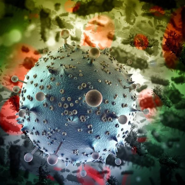 HIV-sejtek — Stock Fotó