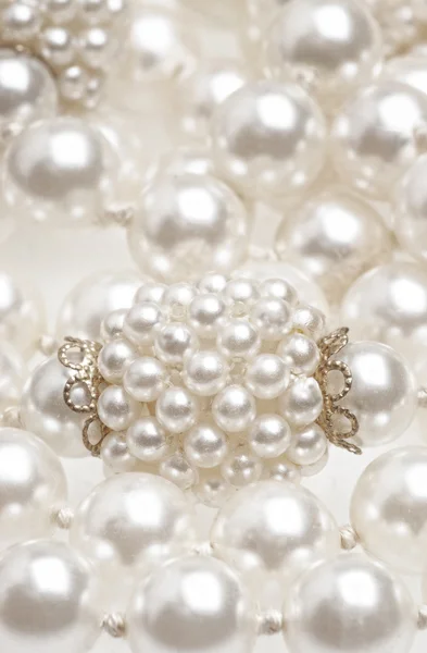 Pearl necklace fragment — Stock Photo, Image