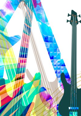 gitar stili arka plan