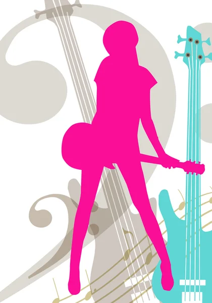 Guitar style background — Stock Photo, Image