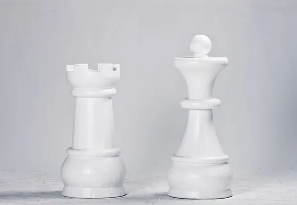 Pièce d'échecs blanche — Photo