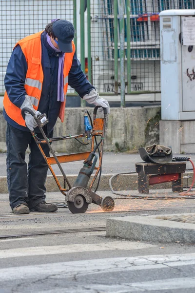 Trabajos metropolitanos — Foto de Stock