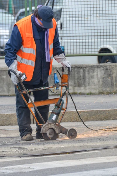 Trabajos metropolitanos — Foto de Stock