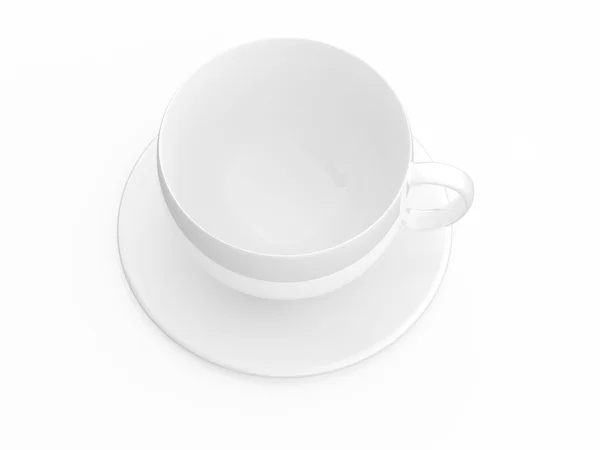 Weiße Tasse — Stockfoto