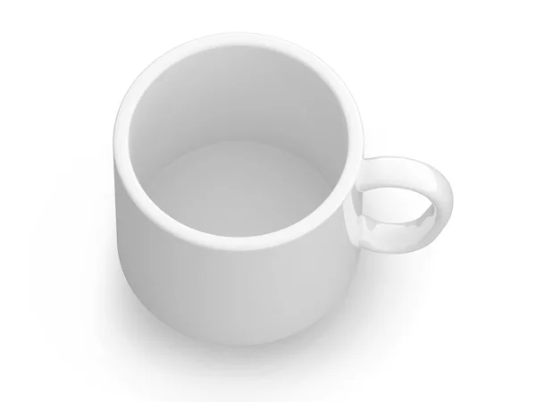 Weiße Tasse — Stockfoto