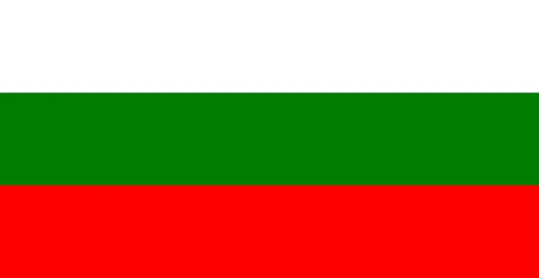 Vlajka Bulharska — Stockový vektor