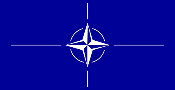 Bandeira da NATO — Vetor de Stock