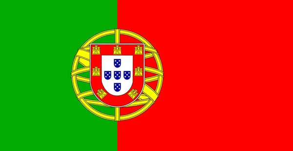 ポルトガルの旗 — ストックベクタ