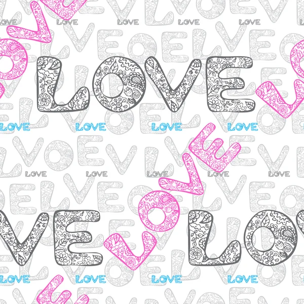 Love wrapping paper — Stock Vector