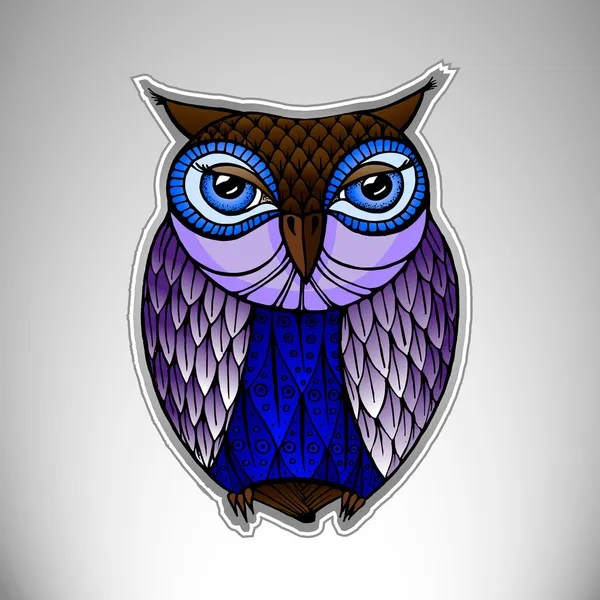 Owl - Illustration Royalty Free Stock Illustrations