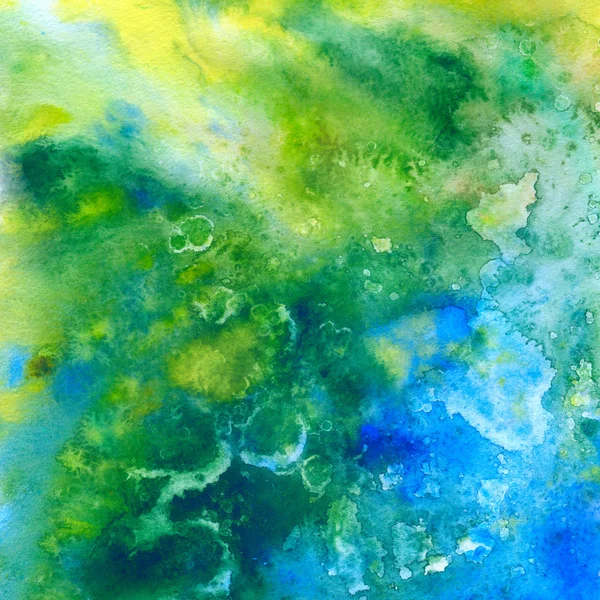 Mar tropical. Fundo aquarela abstrato — Fotografia de Stock