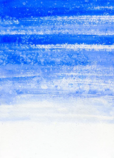 Абстрактний зимовий акварельний фон — стокове фото