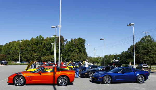 Una linea di Corvette — Foto Stock