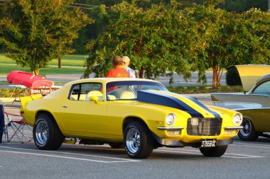 1973 split bumper Chevey Camaro clipart