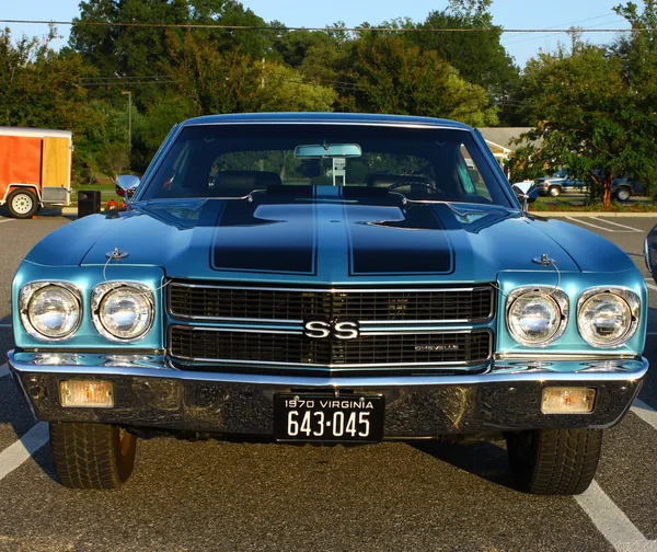 ヴィンテージ 1970年シボレー chevelle ss 454 ストック画像