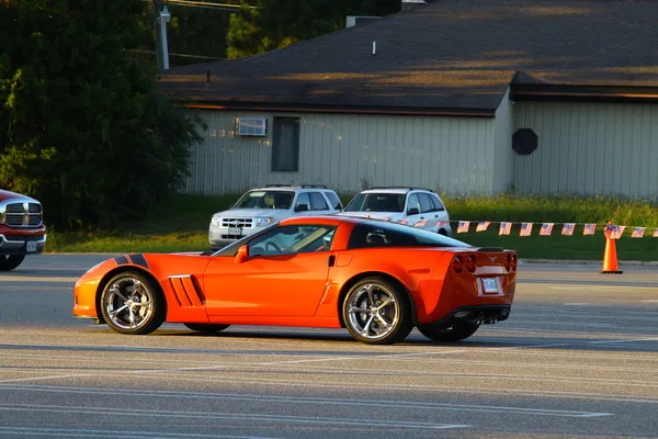 El gran deporte de Corvette z06 Imágenes de stock libres de derechos