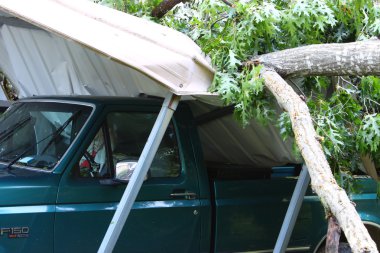 Hurricane Irene damage clipart