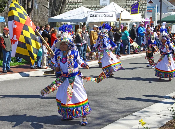 Боливийский танец — стоковое фото