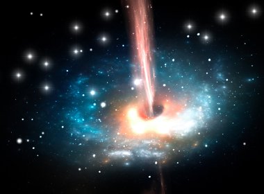 Black hole in the galaxy clipart