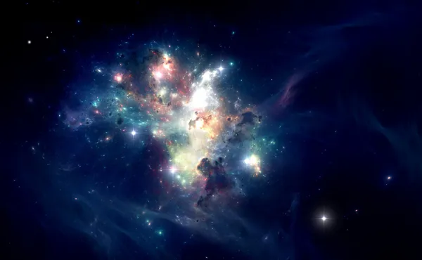 renkli boşluk bulutsu