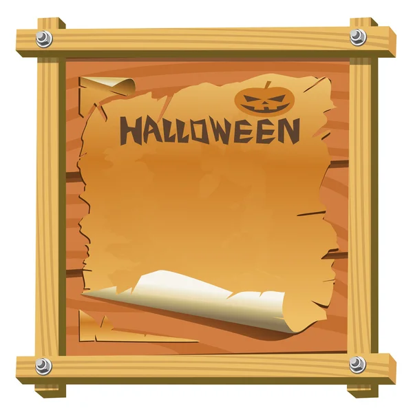 Vector Halloween frame — Stock Vector