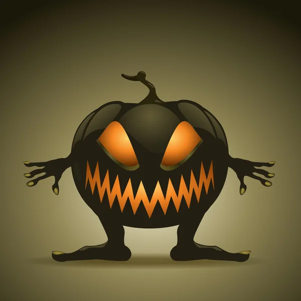 Sfondo Halloween con zucche. EPS10 — Vettoriale Stock