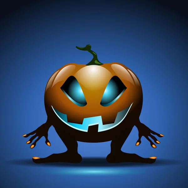 Sfondo Halloween con zucche. EPS10 — Vettoriale Stock