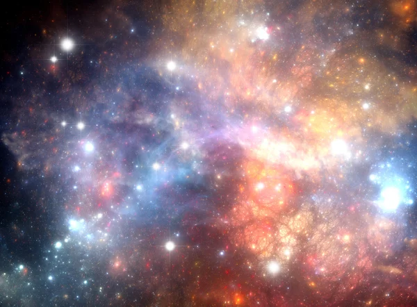 Nebulosa colorida del espacio —  Fotos de Stock