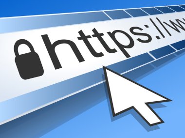 Web Tarayıcısının Adres Çubuğuyla Bilgisayar Ekranı
