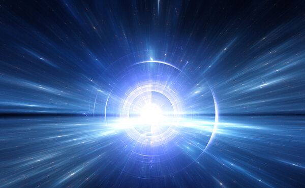 Time warp, traveling in space.