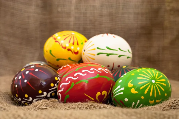 Uova di Pasqua vecchio stile — Foto Stock