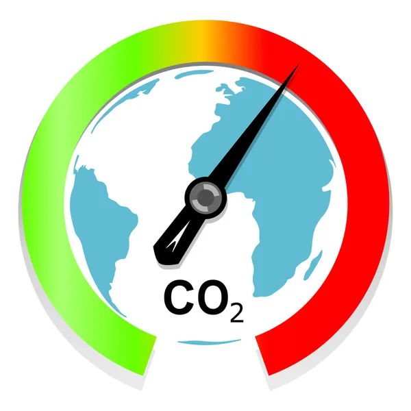 Begreppet klimatförändringar och global uppvärmning — Stock vektor