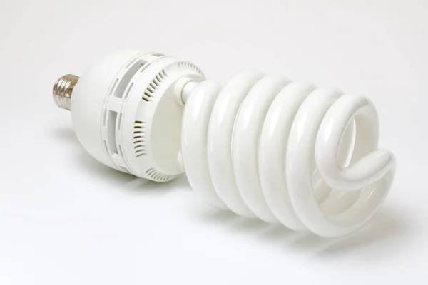 Photo Studio Spiral Light Bulb — Fotografia de Stock