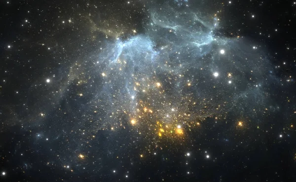 Nebulosa Stelle Nello Spazio Profondo Illustrazione — Foto Stock