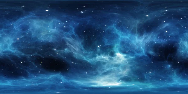 360 Degree Stellar System Gas Nebula Panorama Environment 360 Hdri — Stockfoto