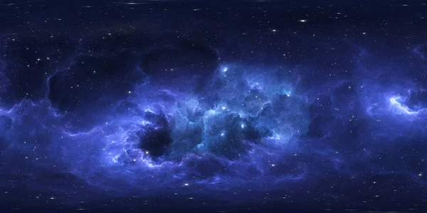 360 Degree Space Background Nebula Stars Equirectangular Projection Environment Map ロイヤリティフリーのストック画像