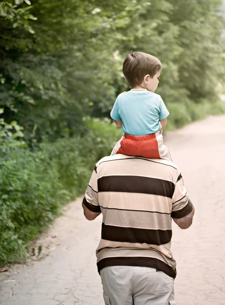 Yetişkin ve çocuk aile Dede ve torunu