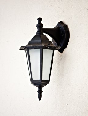 eski vintage outdoor fener duvar lamba asılı