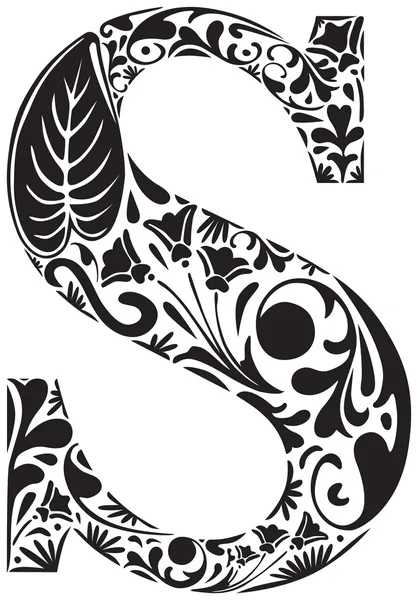 Floral S — Stockvector