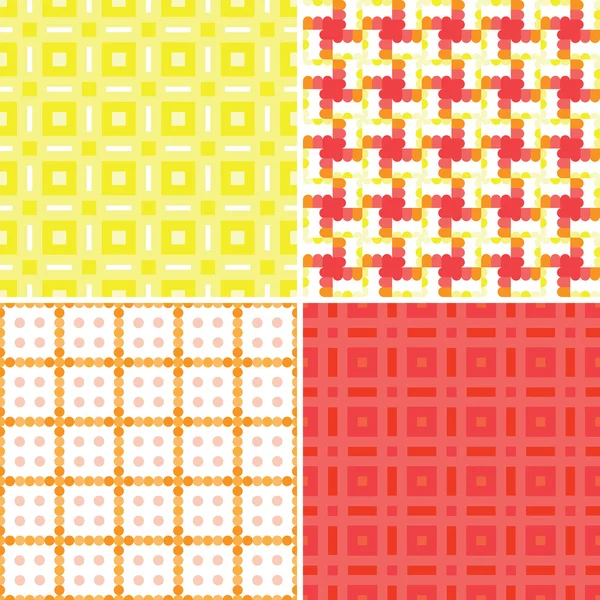 Seamless patterns — Stock Vector