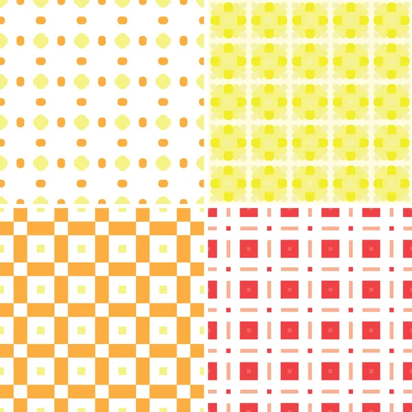 Seamless patterns — Stock Vector