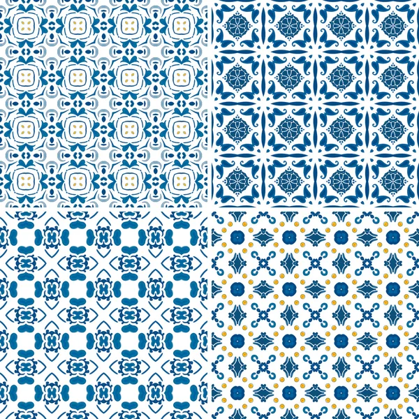 Portuguese tiles — Stock Vector