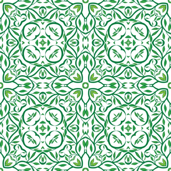 Hojas verdes — Vector de stock