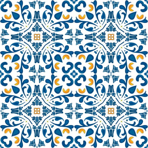 Portuguese tiles — Stock Vector